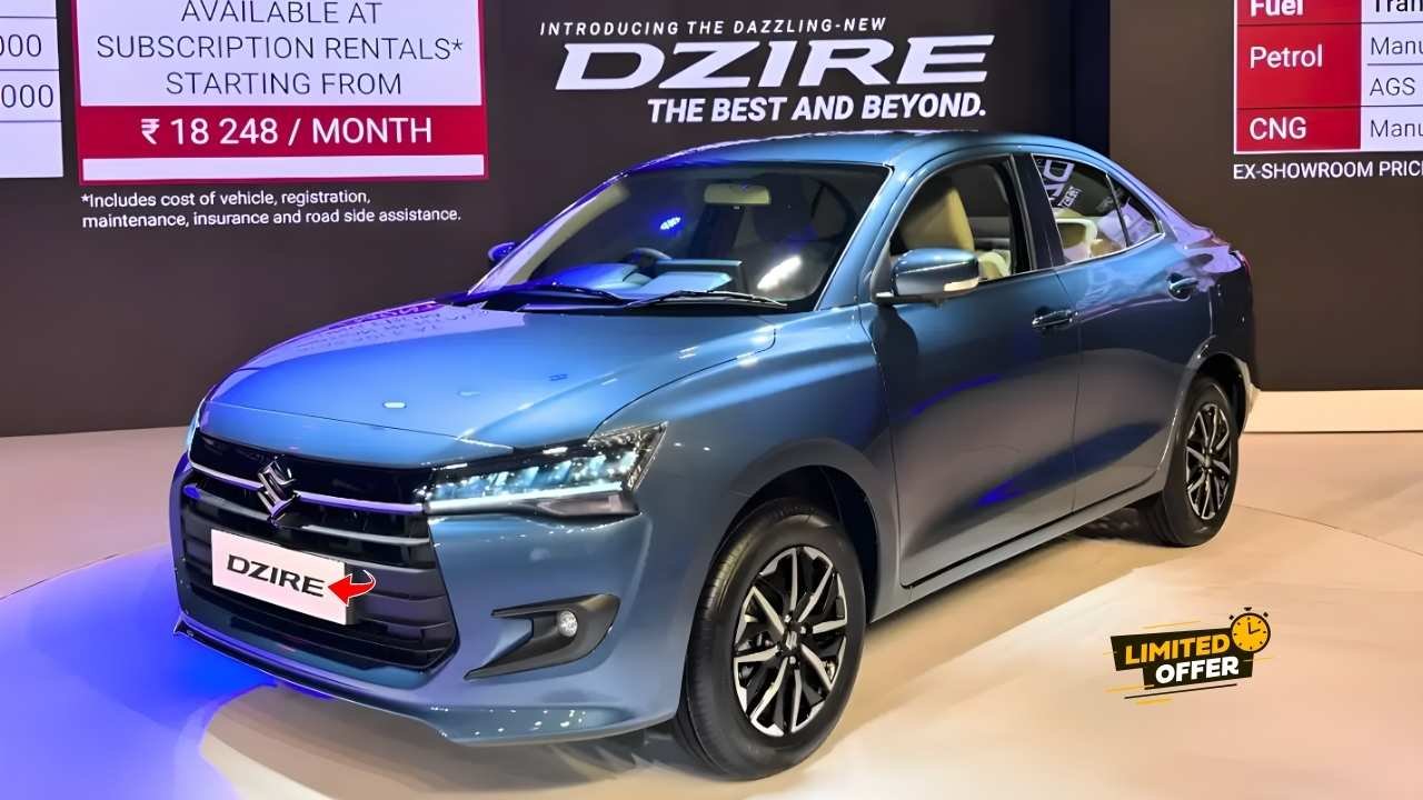 2026 Maruti Suzuki Dzire Unveiled Mileage, Engine Specs and Starting Price Details