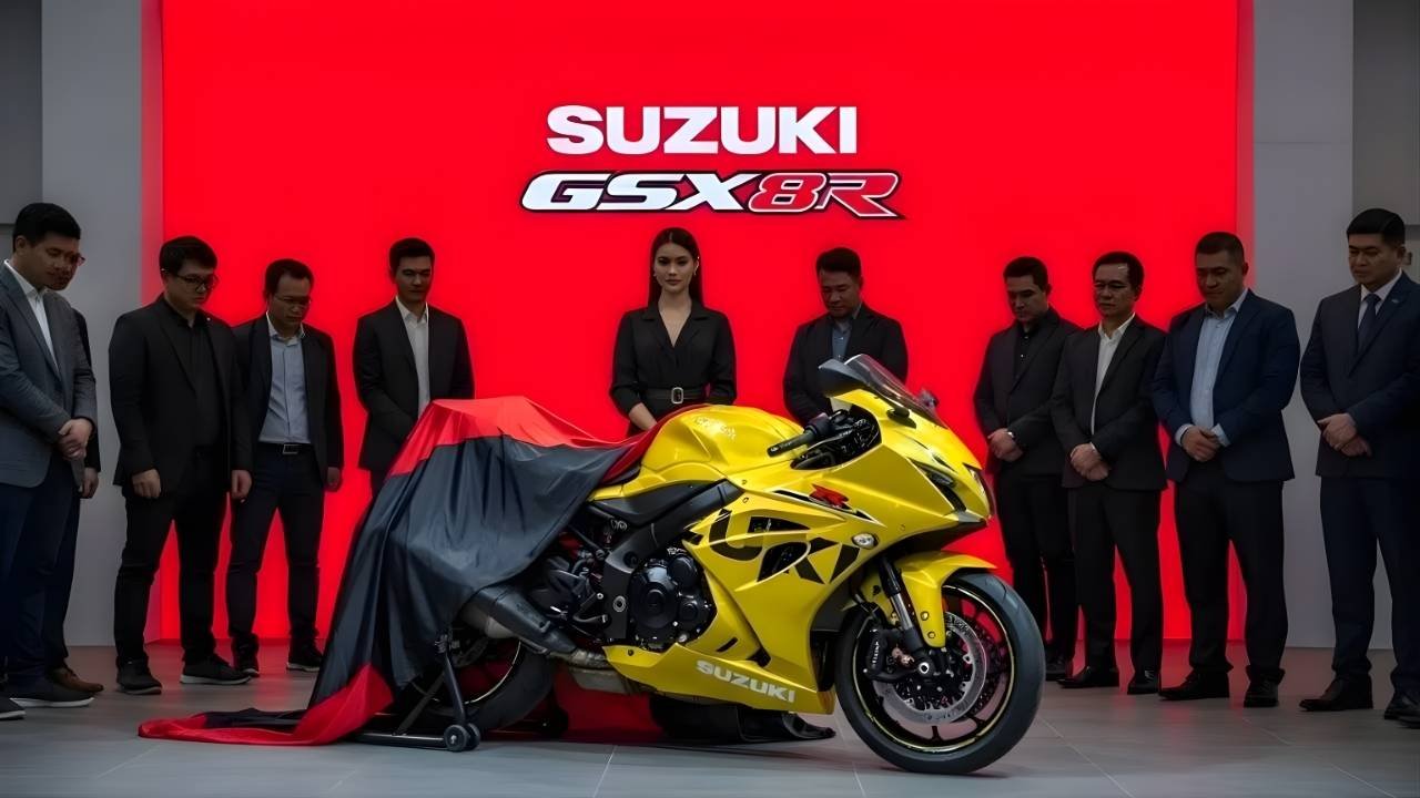 2026 Suzuki GSX-8R Unveiled Global Launch Brings Sporty Design and Rider-Centric Tech